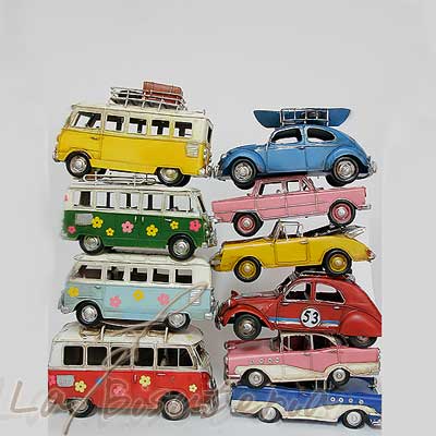 Vehículos miniatura metal, colección, decoración regalo 20 unid.