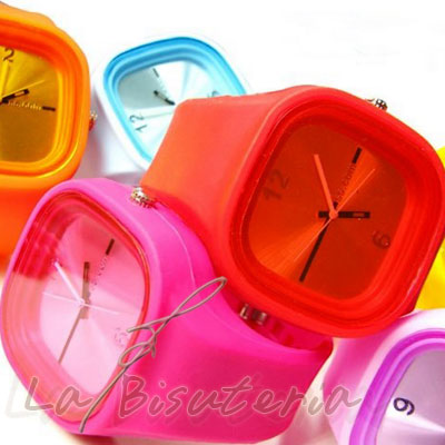 Relojes de Silicona de colores 20u. (3.2 EUR)
