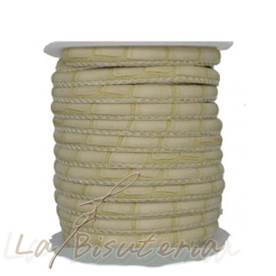 10 m. Rollo cordón bambú color beige